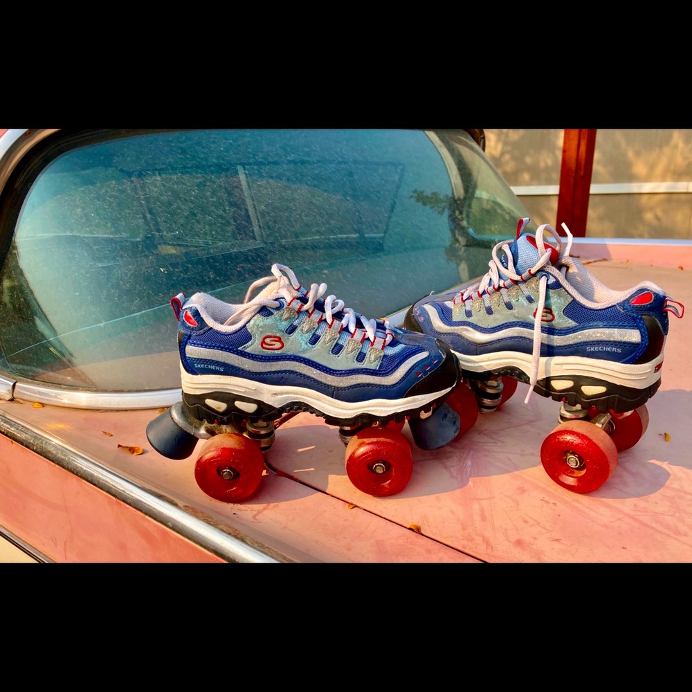 Skechers Roller Skates Glitter Wheels Sneakers shoe outdoor indoor fun